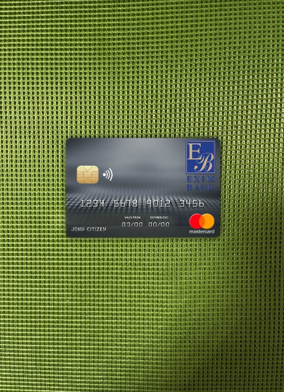 Download Comoros Exim bank  mastercard photolook front Photoshop template